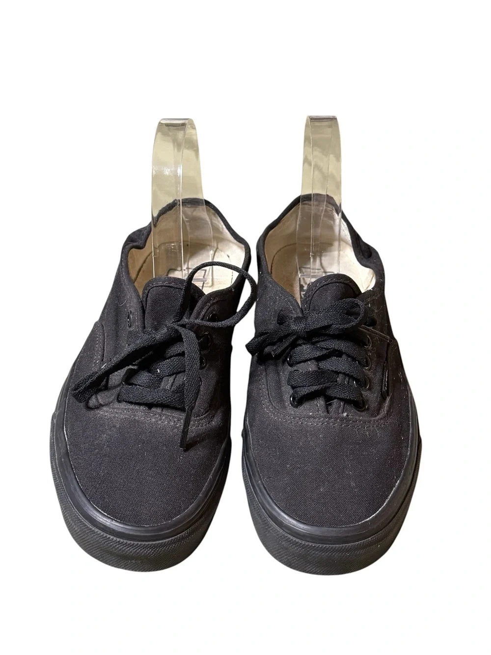 VANS Authentic Men's Size 6.5 Women Size 8 Black Original Low Top Sneakers